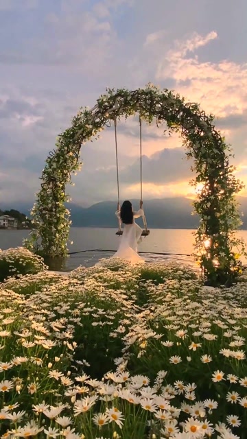 一辈子只有一次,也一定要来一次洱海,这样的秋千必须安利!