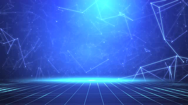 深蓝色科技背景素材ae 模板