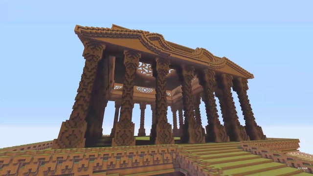 我的世界 建造一个完美的众神 神殿 极其宏伟壮观!