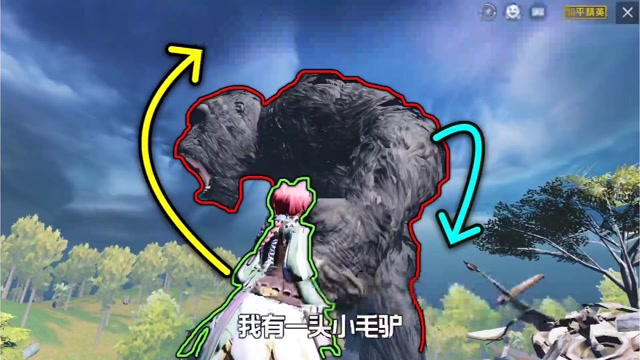 和平精英:吃鸡偶遇大金刚,看我如何套路大金刚!