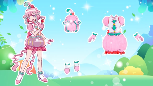 巴啦啦小魔仙凌海昕纸娃娃装扮