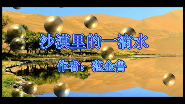 沙漠里的一滴水-干眼茶馆-eva