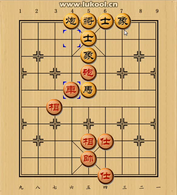 中国象棋实用残棋【车炮对马炮士象全】