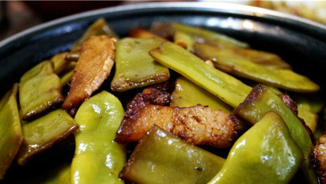 扁豆烧肉的做法,一定要试试
