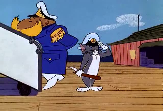 猫和老鼠 船上的猫