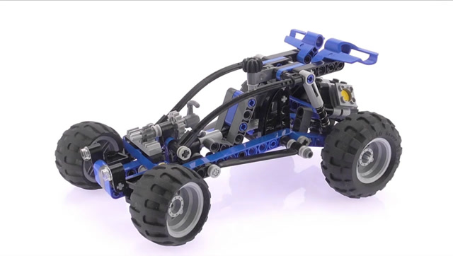 lego乐高积木科技机械系列 8296 沙滩四驱车快速搭建