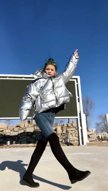 下雪的地方,美女跳《3ar俄舞》真心不错!