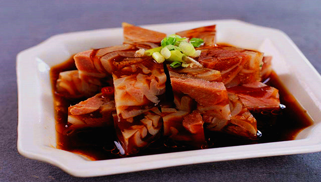 陕西西安特色风味小吃冻冻肉,小孩的最爱,也是成年人最好的下酒菜