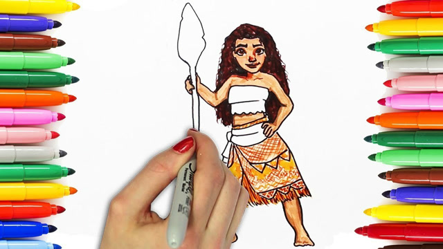 宝宝简笔画:女酋长