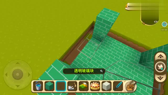 迷你世界:制作瀑布水帘洞房教学
