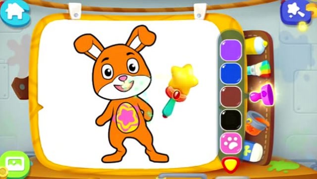 宝宝巴士:涂鸦可爱的小兔子