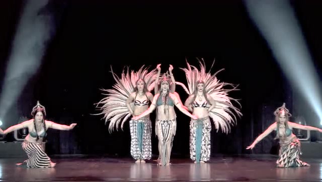 部落风肚皮舞!群舞好美腻!