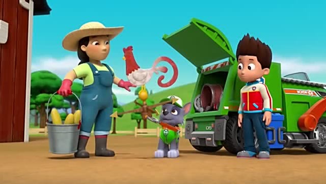 汪汪队立大功:汪汪队把农夫优美的风向标送了回来!