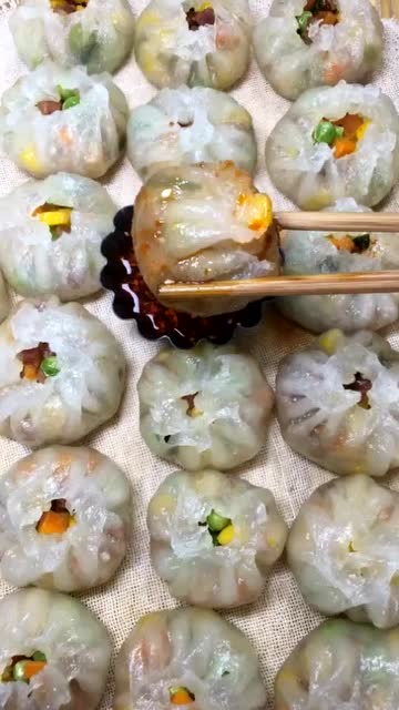 好看营养又好吃的水晶包做法