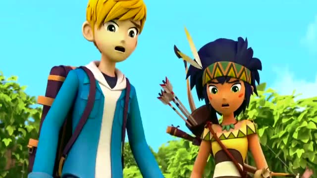 寻灵大冒险动画片:马诺遇上壮大的仇敌,不警惕失落=下绝壁!