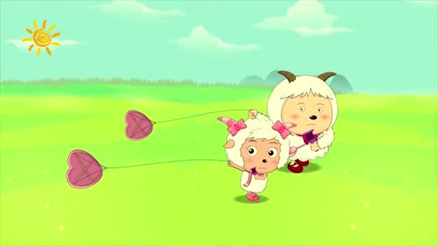喜羊羊与灰太狼:小羊们在放风筝