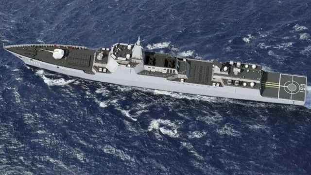 中国新型052e驱逐舰开工,排水量超8000吨,战力逼近055驱逐舰