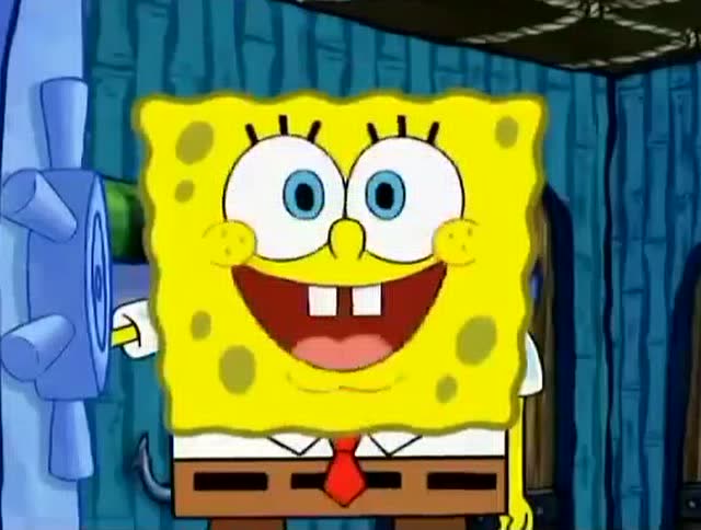 《海绵宝宝》我叫海绵宝宝,打怪我你叫什么名字?哇!口水流一身