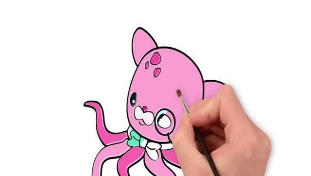 亲子绘图:大家全都出发去找鸡心螺,章教授也被蛰了