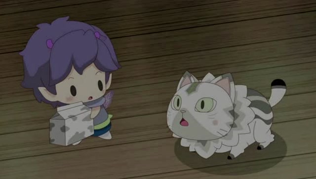 小花仙:别看小白平时听库库鲁的话,但是说到吃它根本不理库库鲁