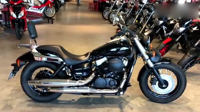 国内你见不到的版本!本田 honda vt750c2b black spirit真车实拍