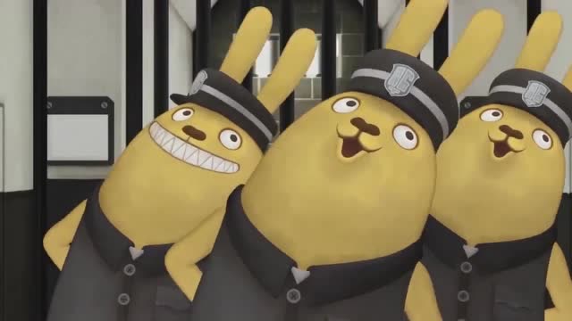 监狱兔:狱警兔想趁着越狱兔睡觉时候偷袭他啊!