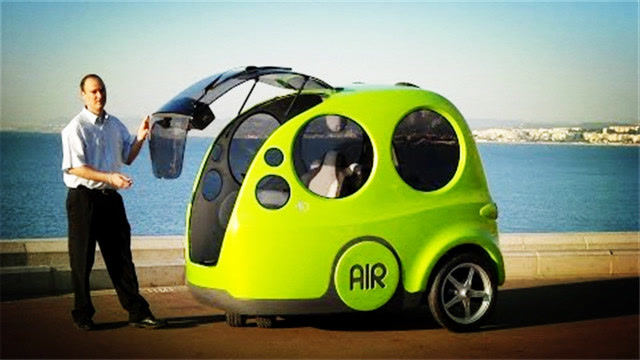 印度发明的汽车,时速80公里售价5.8万,充点空气就能跑!