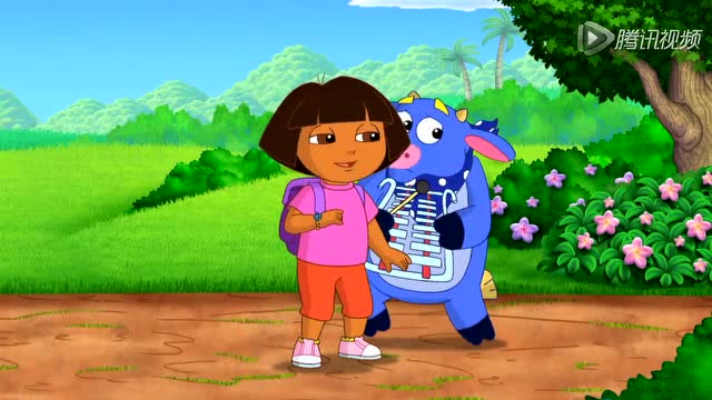 《爱冒险的朵拉第八季》本尼牛演奏曲子正因太吵,吵醒了一只睡觉的熊