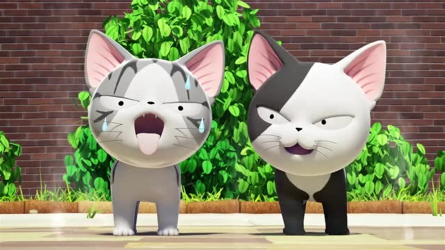 《甜甜私房猫》公园里都客满了,可奇和小奇可以到安那里乘凉吗?