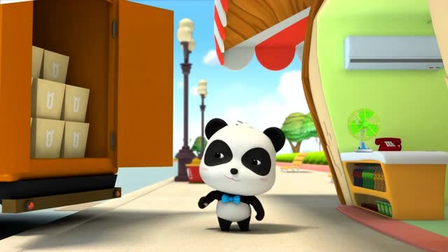 《宝宝巴士》奇奇你有那么缺钱吗?那么小个跑去搬货物,搬得动吗?