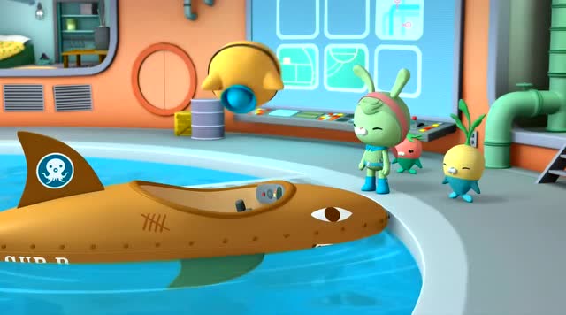 《海底小纵队》虎鲨艇又焕然一新了,突突兔还新装了涡轮按钮!