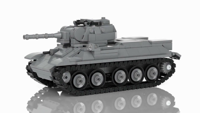 brickmania积木,二战苏军t-34坦克展示介绍