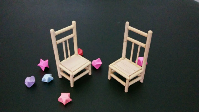 一次性筷子变废为宝,教你手工diy迷你小椅子,简单漂亮还不花钱