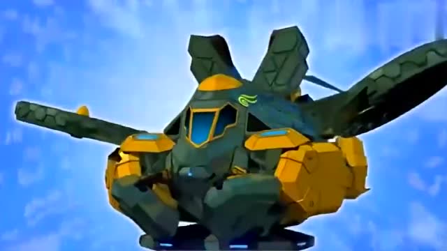 神兽金刚3:天之行者 金火麟 银天虎 红凤凰 绿炫武 战斗