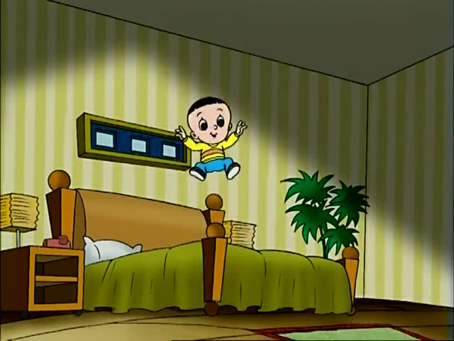 大头儿子和小头爸爸:今天晚上爸爸不在家,大头想睡在大床上