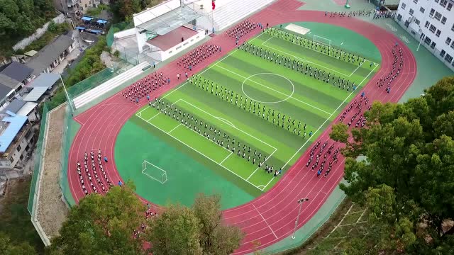 黄山实验小学大课间