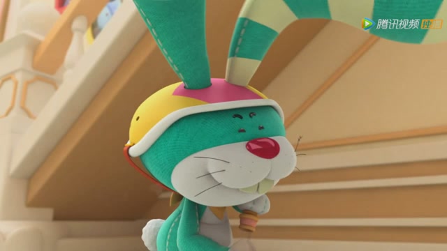 《彩虹宝宝》兔叨叨给自己洗澡?哈哈,淋了一身!