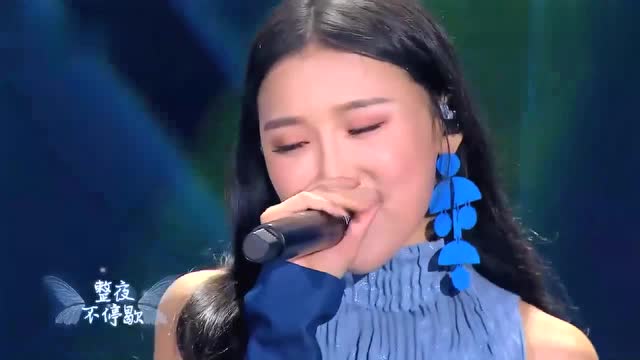 美女选手吴婧演绎,谭维维歌曲《蝶》