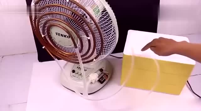 小型冷气机自制图片