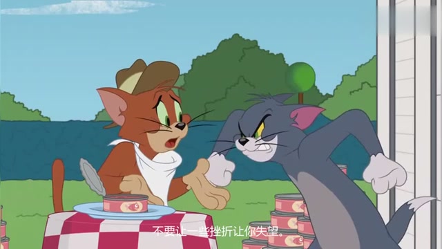 新猫和老鼠第二季 厉害的汤姆竟然把蓝蓝路的脑子砸到了肚子里