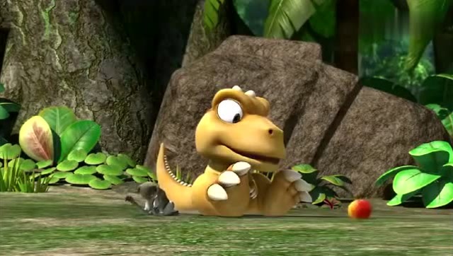 小恐龙阿贡:这位兄弟可以不停的跑,跑走你就没有靠山了