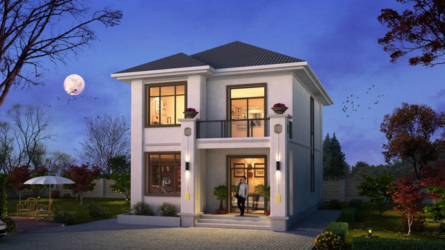 8x12米农村别墅这样的房子在村里很合适