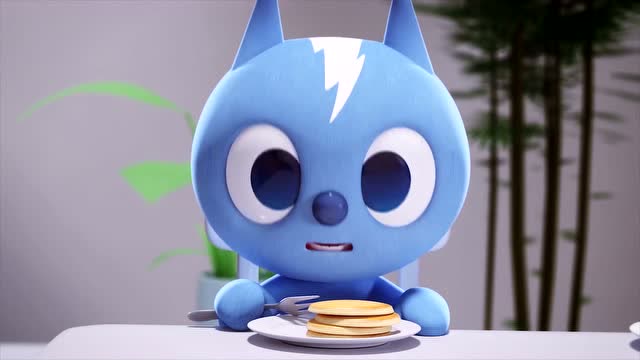 迷你特工队x:弗特吃饭时忽然想起了什么事情