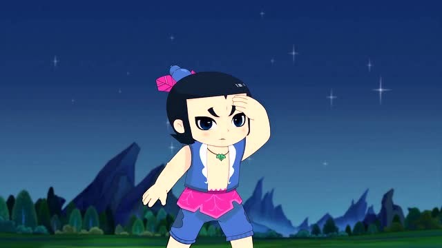 新葫芦兄弟:五娃追踪妖怪却遇上了水麒麟