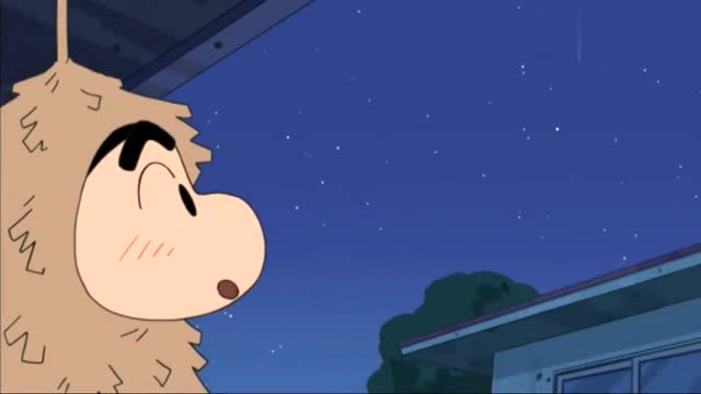 蜡笔小新:全家对它许愿,没想到它的动作太快,只有它许愿成功了