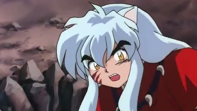 犬夜叉粤语:犬夜叉带伤对抗不敌狼野干,奈落毒虫与攻击狼群双重