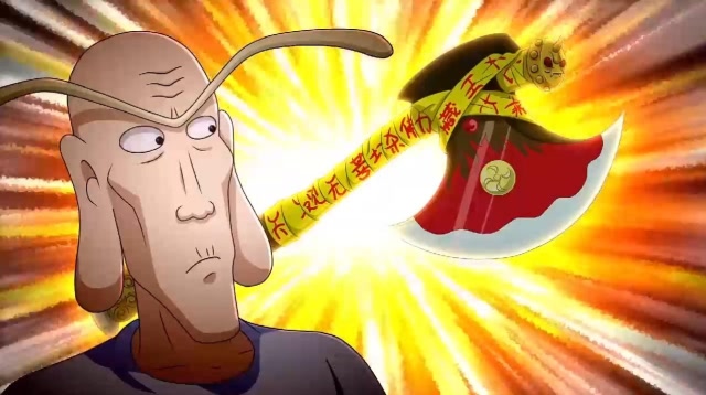 乌龙院之活宝传奇:樱给了长眉一把斧柄,自己变成樱花飘散了