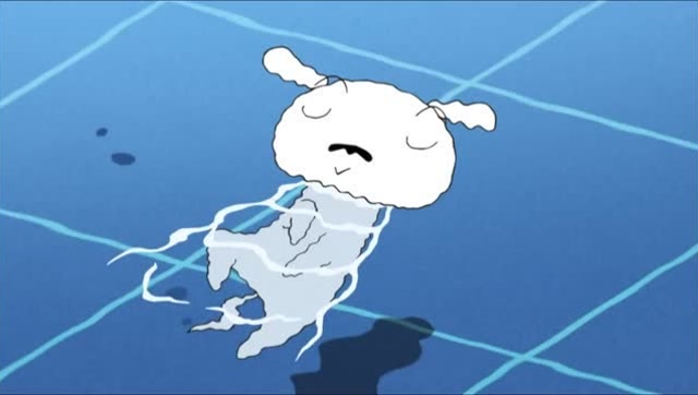 蜡笔小新 小白抓痒痒式游泳,让人刮目相看!