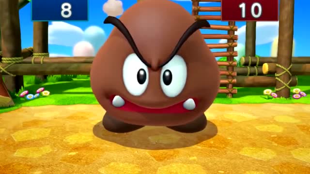 马里奥兄弟斗肥板栗仔!超级马里奥玩家动画