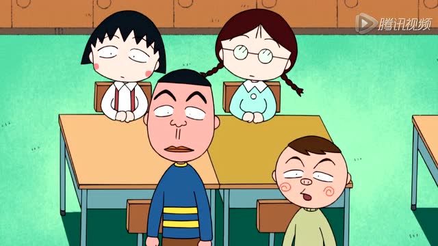 《樱桃小丸子》同学们真的是为难末男班长了呢!